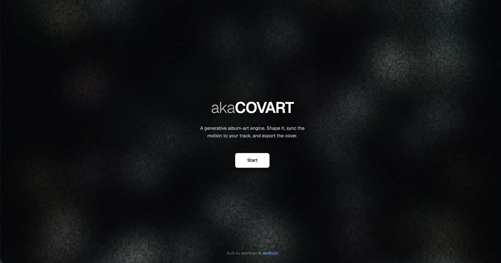 akaCOVART — a generative album-art engine
