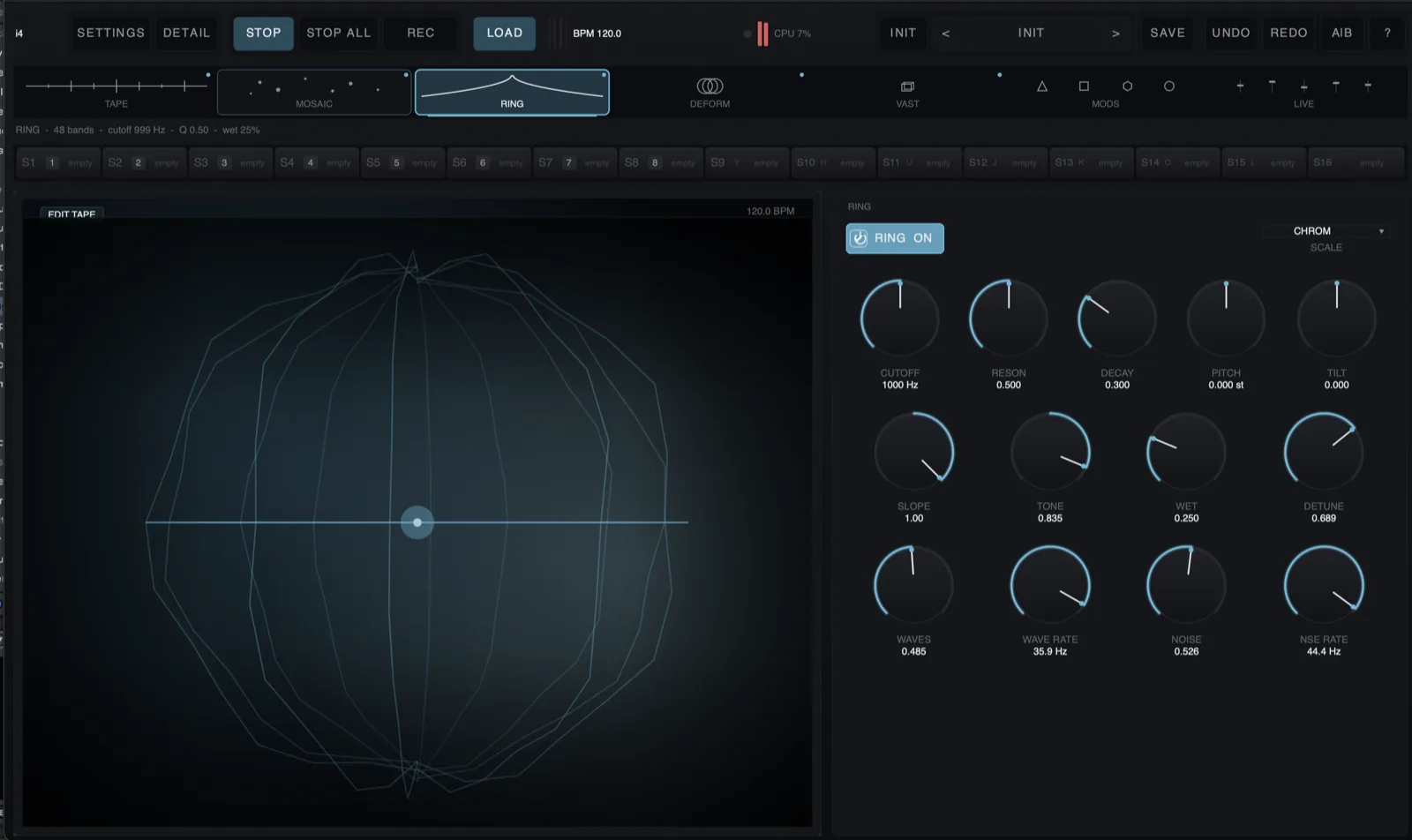 Ring — 48-band resonator